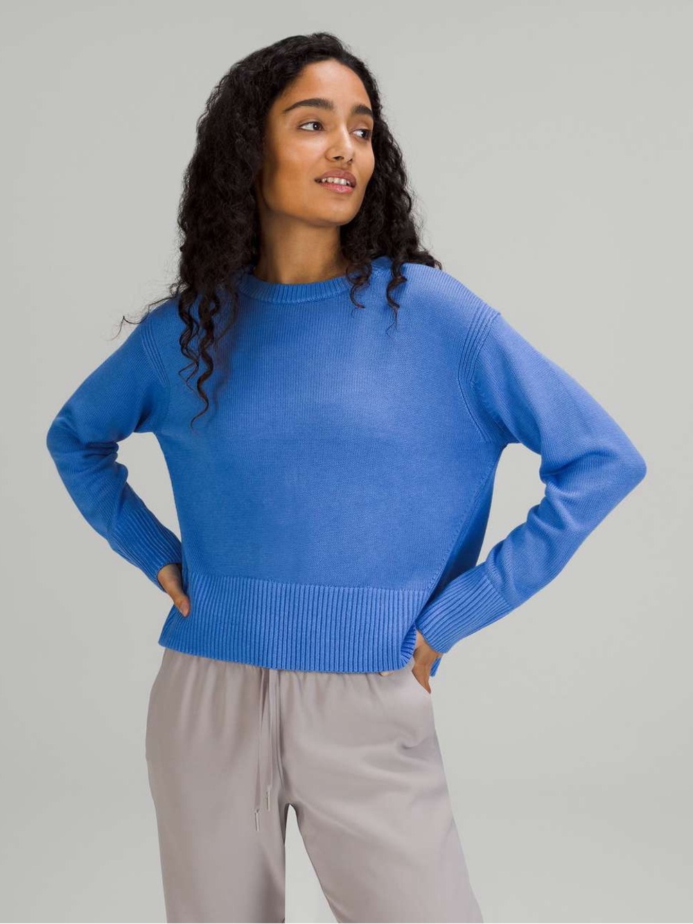 lululemon athletica Periwinkle Crewneck Sweater